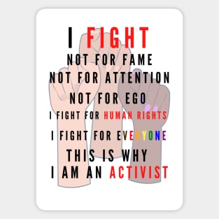 I Fight... Sticker